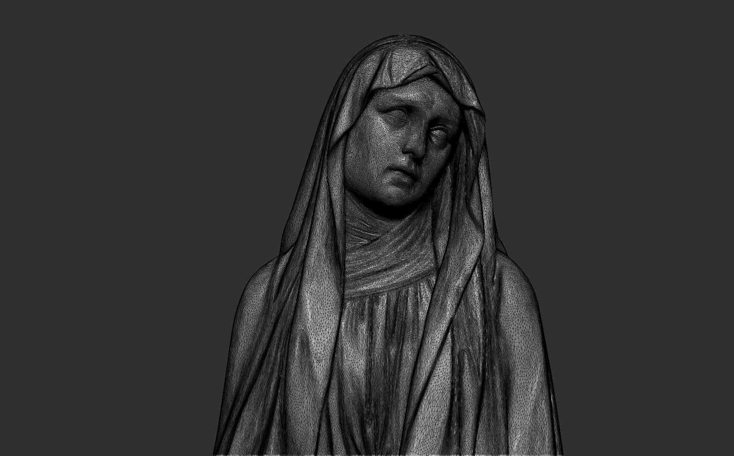 Our Lady Maria 3D Scanning STL Printable 3d model