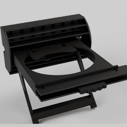 BMW E34 Cup Holder Manual Version Center Console Left 3d model
