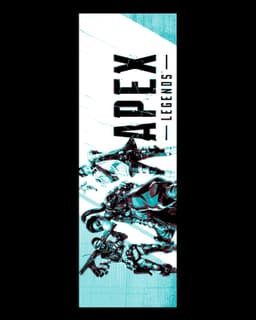 Set of Fanart Bookmarks Celebrating the Game Apex Legends 3d model