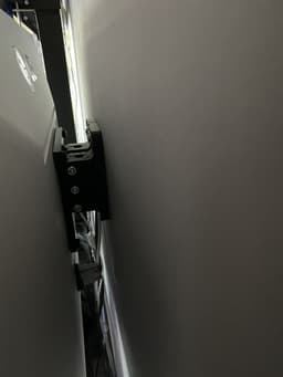 Super slim vesa 100 monitor wall mount - side - 3d model