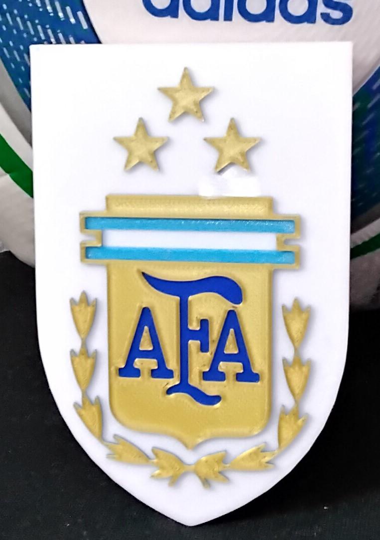 Argentina national football team coaster or plaque 3d model