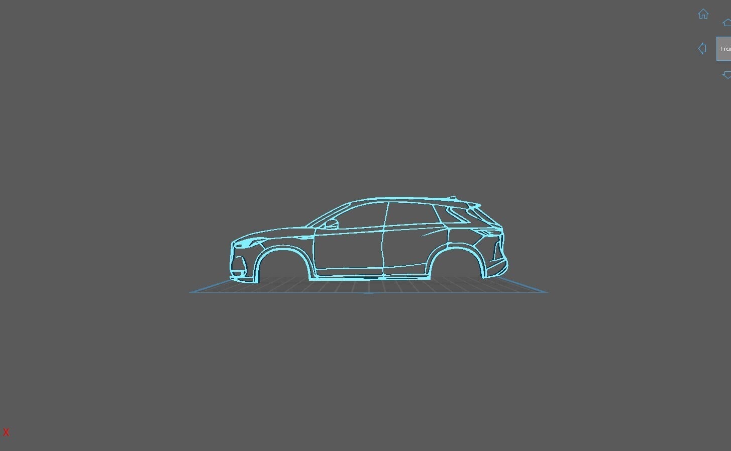 Infiniti - QX50 Wall Art 3d model