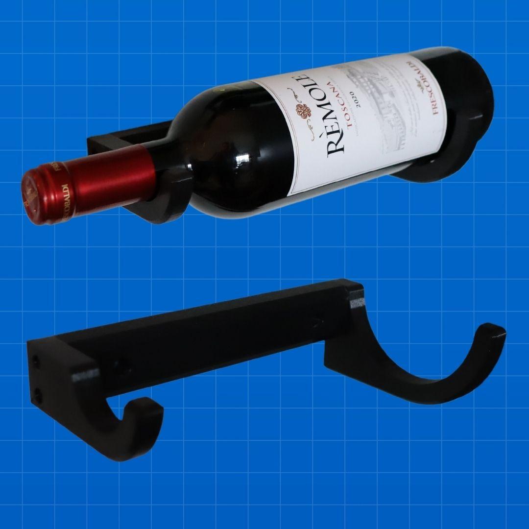 Wall-Mounted Wine Bottle Holder  3d model