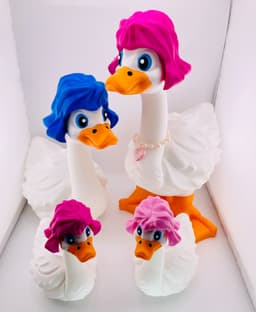Goose Gear Wig Set #1 for Porch Goose 3d model