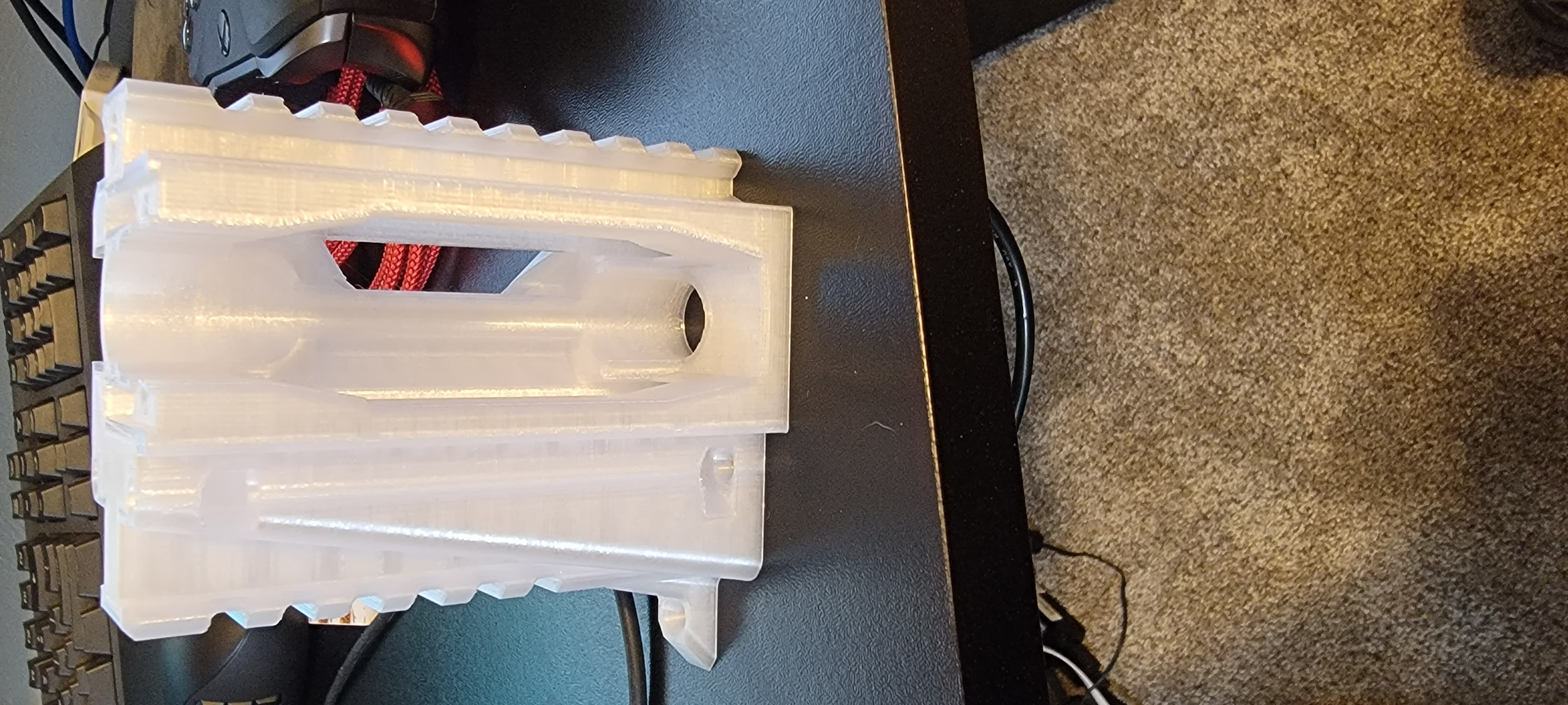 Prints great no supports petg