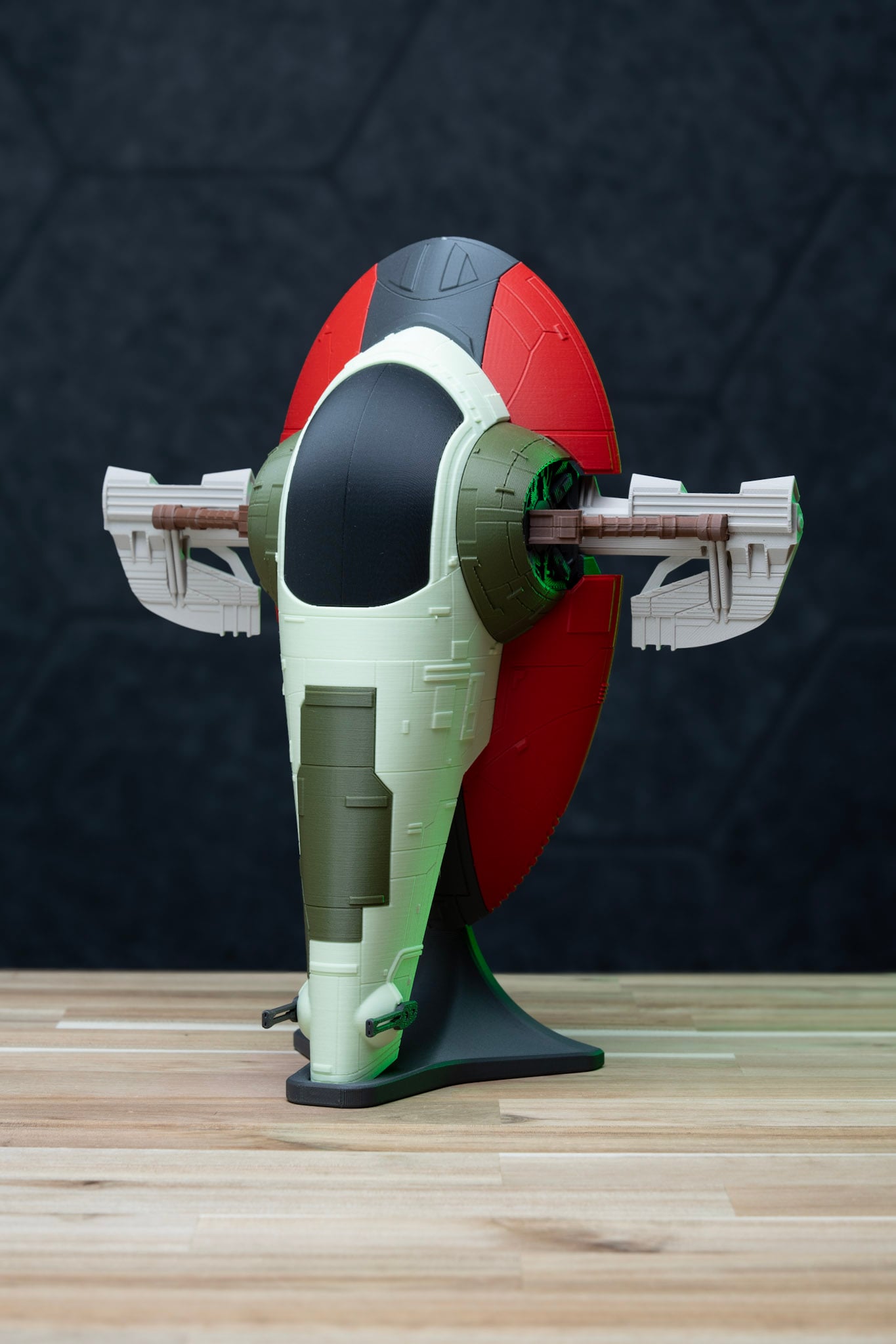 Slave I - Boba Fett's Ship - Star Wars Kit | No Supports, No AMS, No Glue 3d model