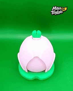 Flexi Frog with Lotus Capsule – Articulated Frog Toy | No Supports 3d model