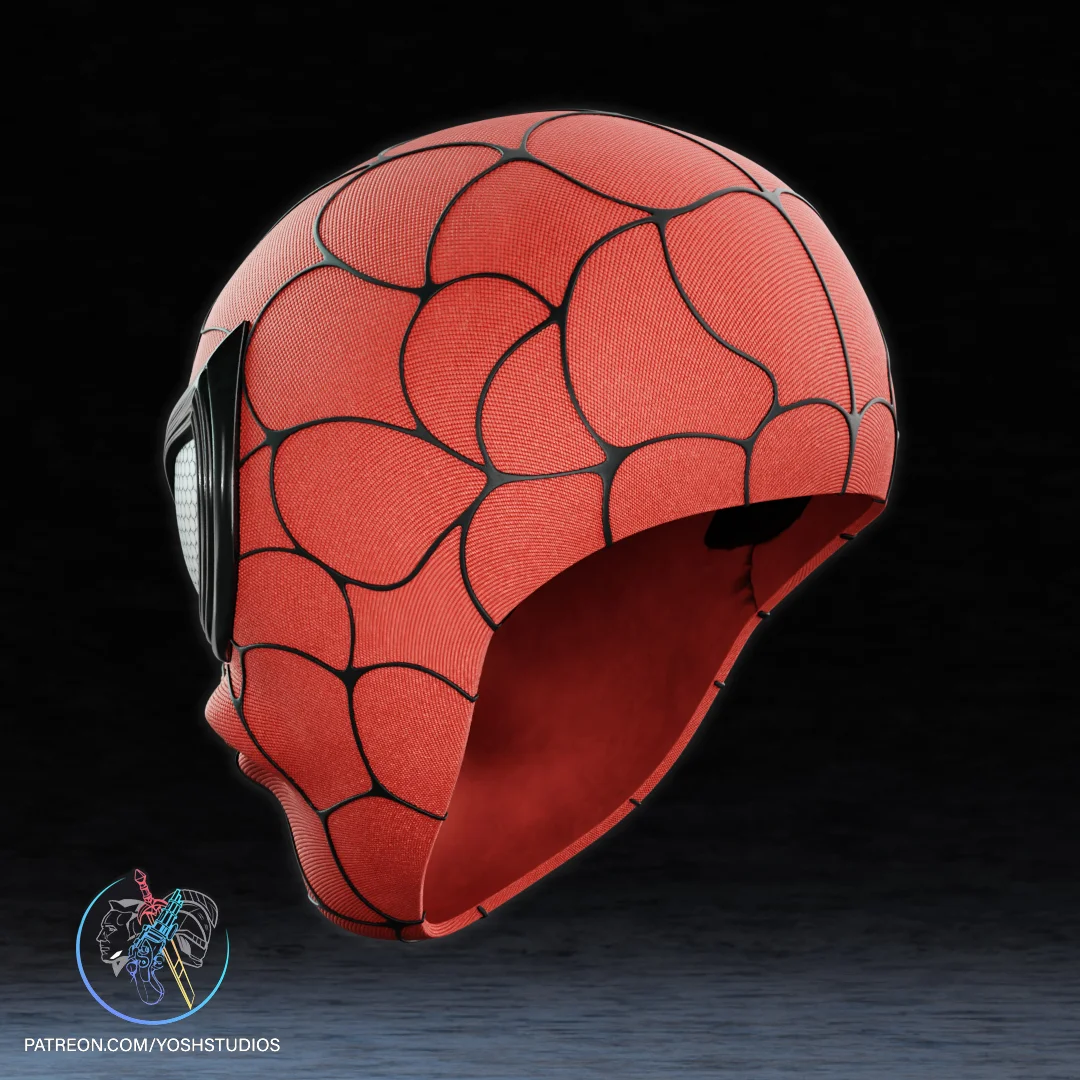 Derpy Spider-Man Mask 3D Printer File STL 3d model