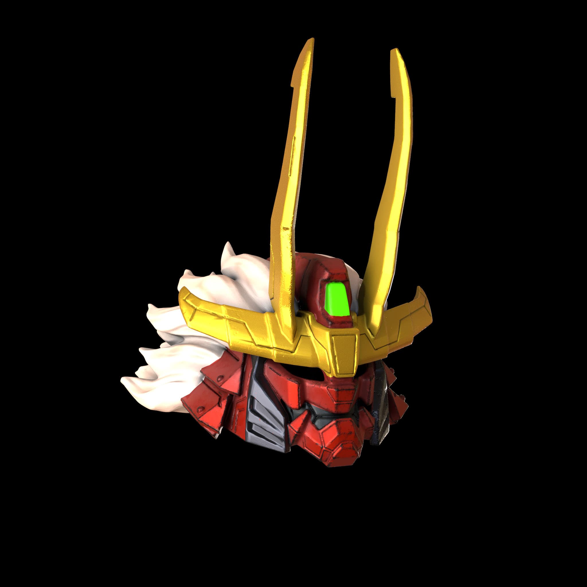 Shingen Takeda Helmet 3d model