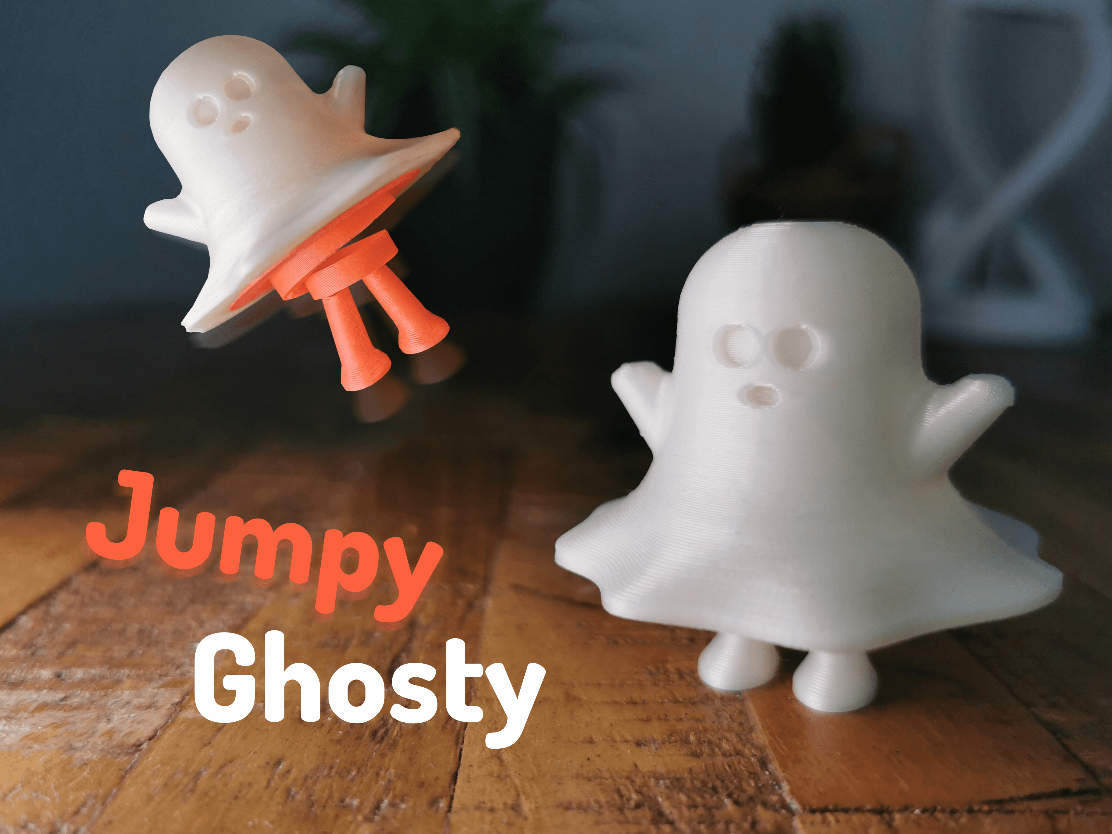 Jumpy Ghosty 3d model