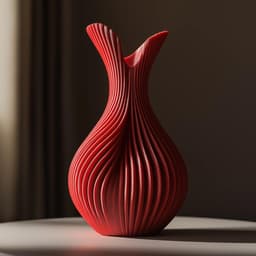 Ripple Vase for Unique and Elegant Home Decor 3d model