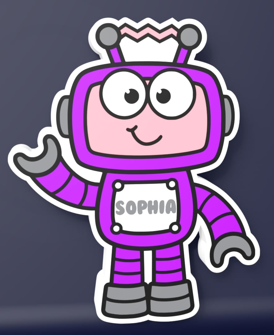 Cute Robot – LED Strip compatible 3d model