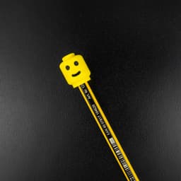 Lego Pencil Topper (smile) 3d model