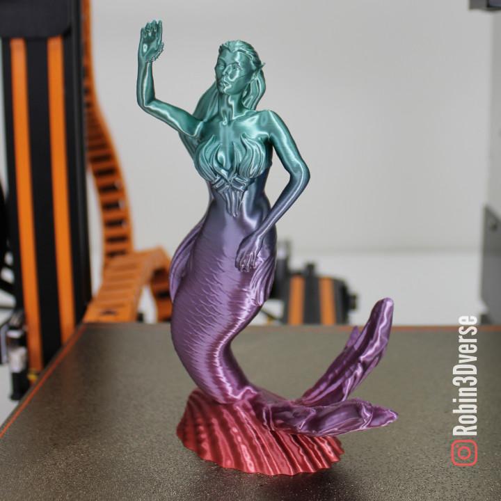 Mermaid Support-Free Remix 3d model