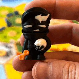 CATAN ROBBER 3d model