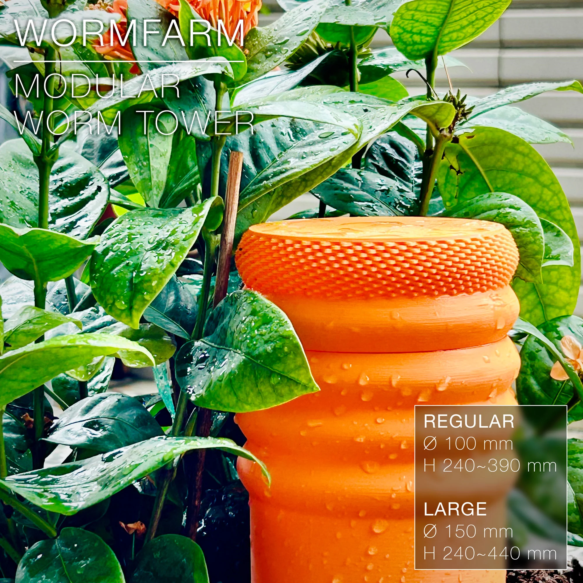 WORMFARM | Modular Composting Worm Tower 3d model