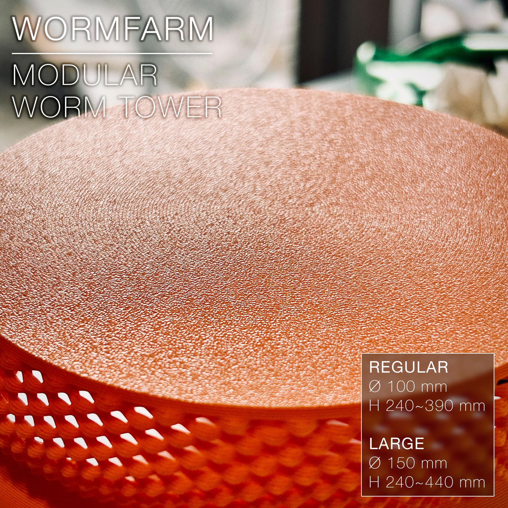 WORMFARM | Modular Composting Worm Tower 3d model