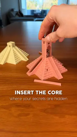 MAYAN TEMPLE BOX - SEQUENTIAL DISCOVERY PUZZLE 3d model