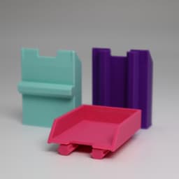 Tiny Storage Tray - Extrusion Mounted 3d model