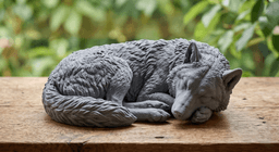 The Sombering Napping Wolf Series: #6 3d model