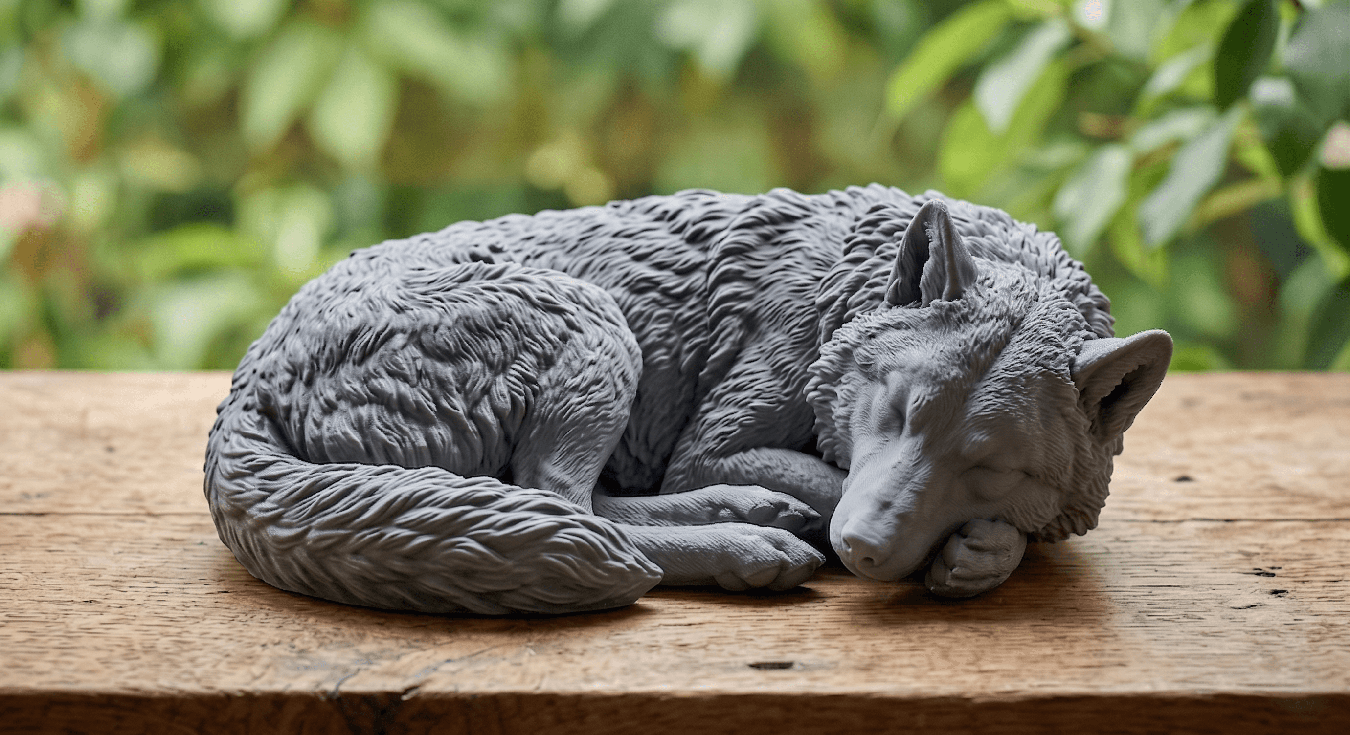 The Sombering Napping Wolf Series: #6 3d model