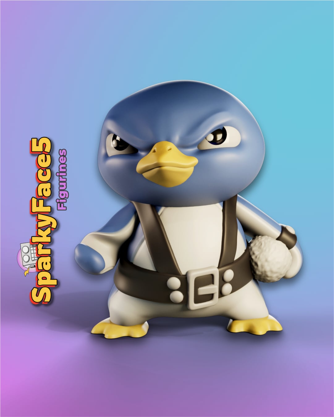 Penguin Army - Rookie 3d model