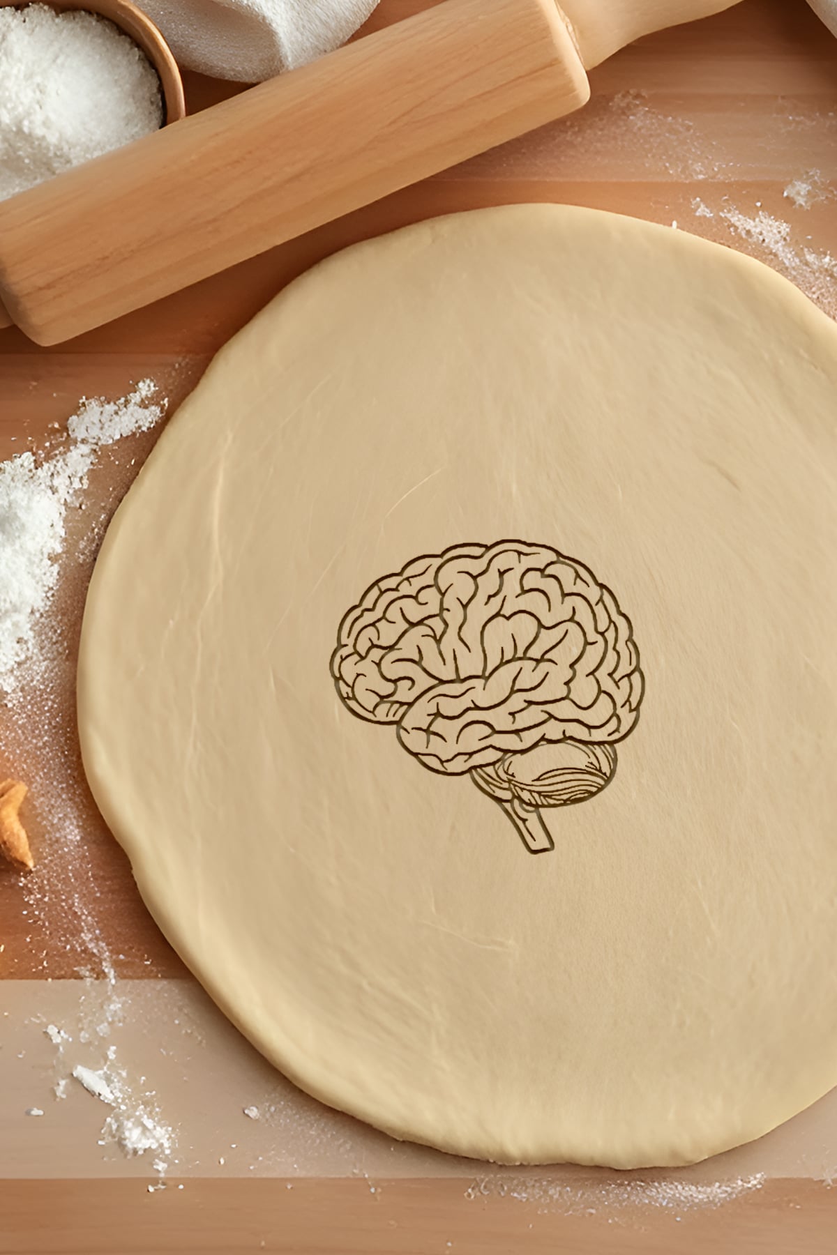 Brain Cookie Cutter, Biscuit Cutter 3d model