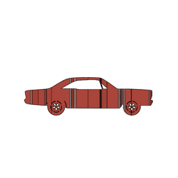Fairlane 67 3D Car Flip Art Desk Display 3d model