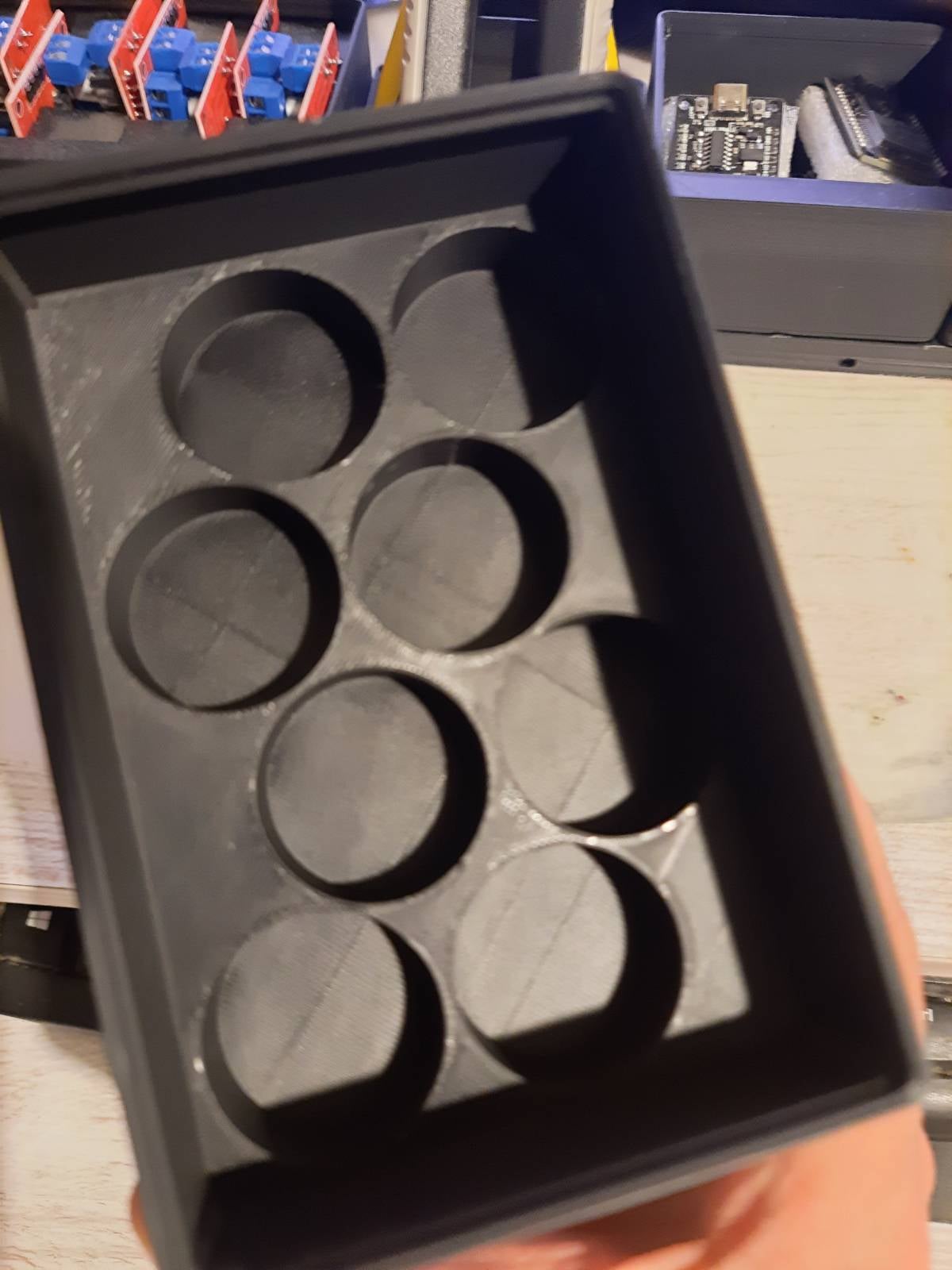 gridfinity dense revell paint holder.step 3d model