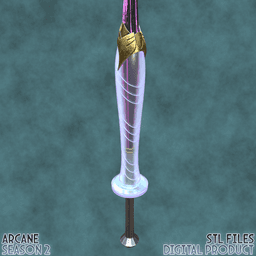 Vastaya Lest (Mel's Spy) Cosplay Shimmer Brush Arcane League of Legends 3d model