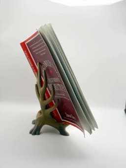 Elk Antlers Book Stand 3d model