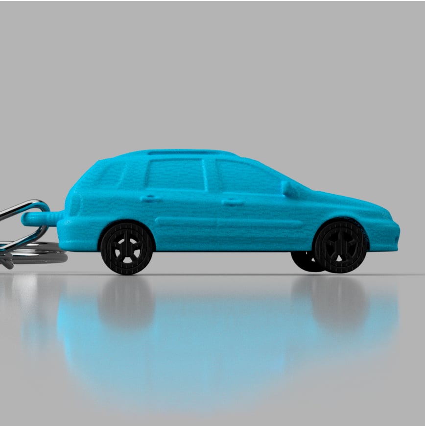 Fiat Palio Weekend Keychain 3d model