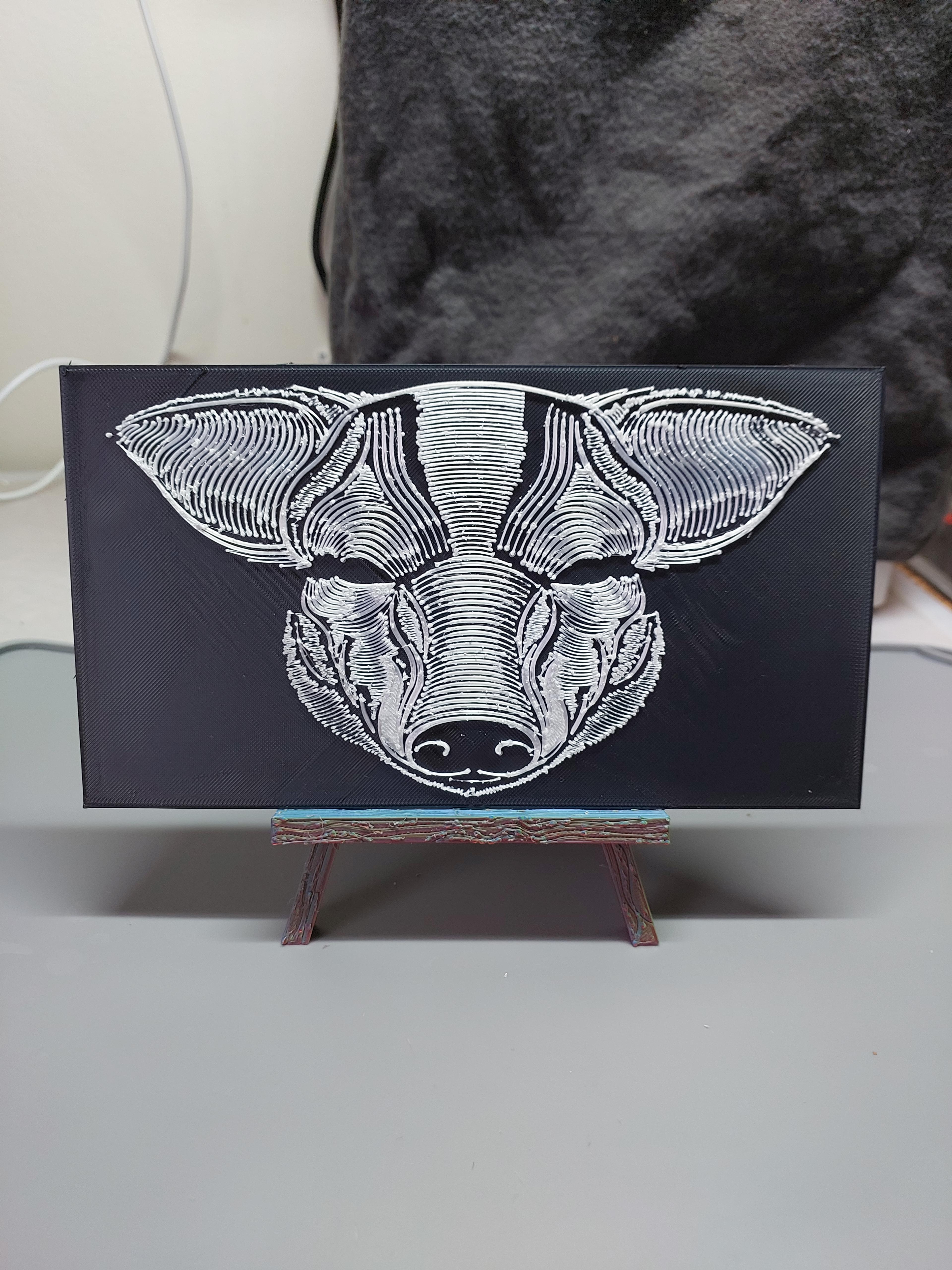Wild Boar Portrait 1 3d model