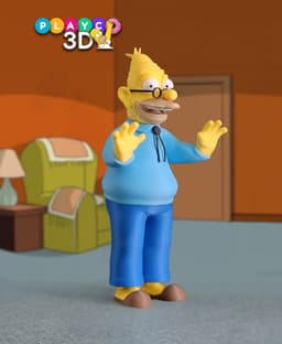 Grandpa Abe Simpson 3d model