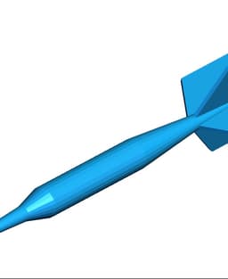 Dart yard game 3d model