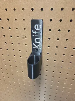 Utility Knife - Wall Holders 3d model