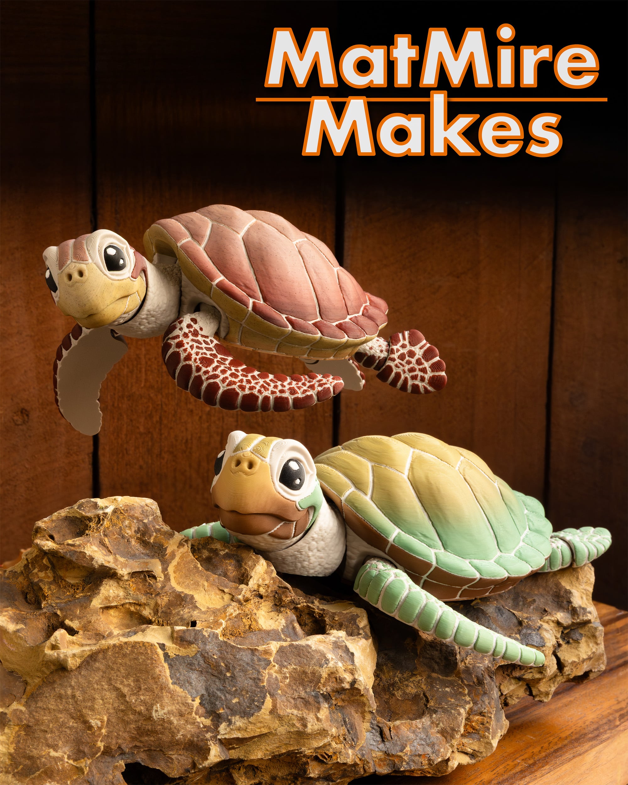 Sea Turtle - Articulated Figure 3d model