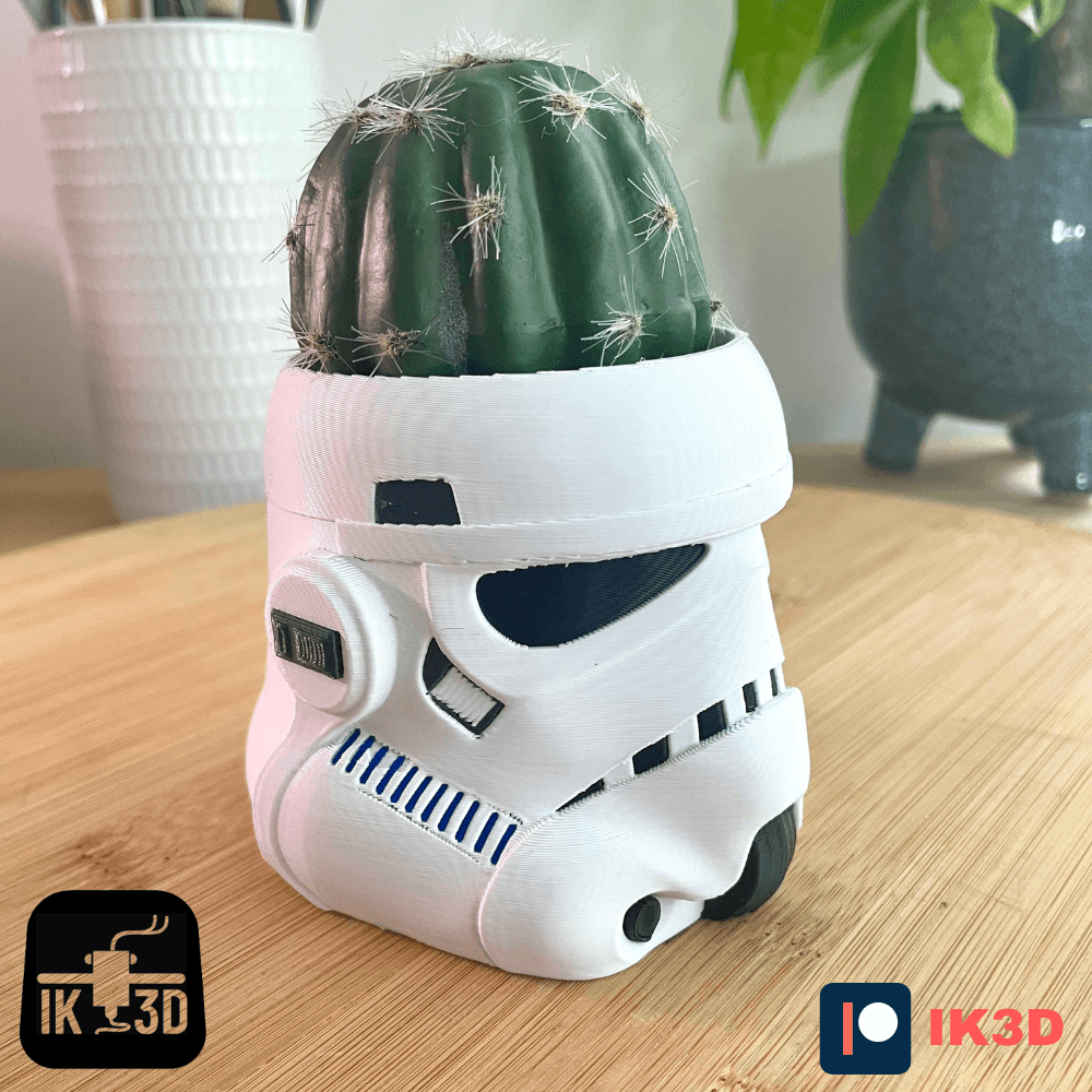 Star Wars Stormtrooper Planter / Pot 3d model