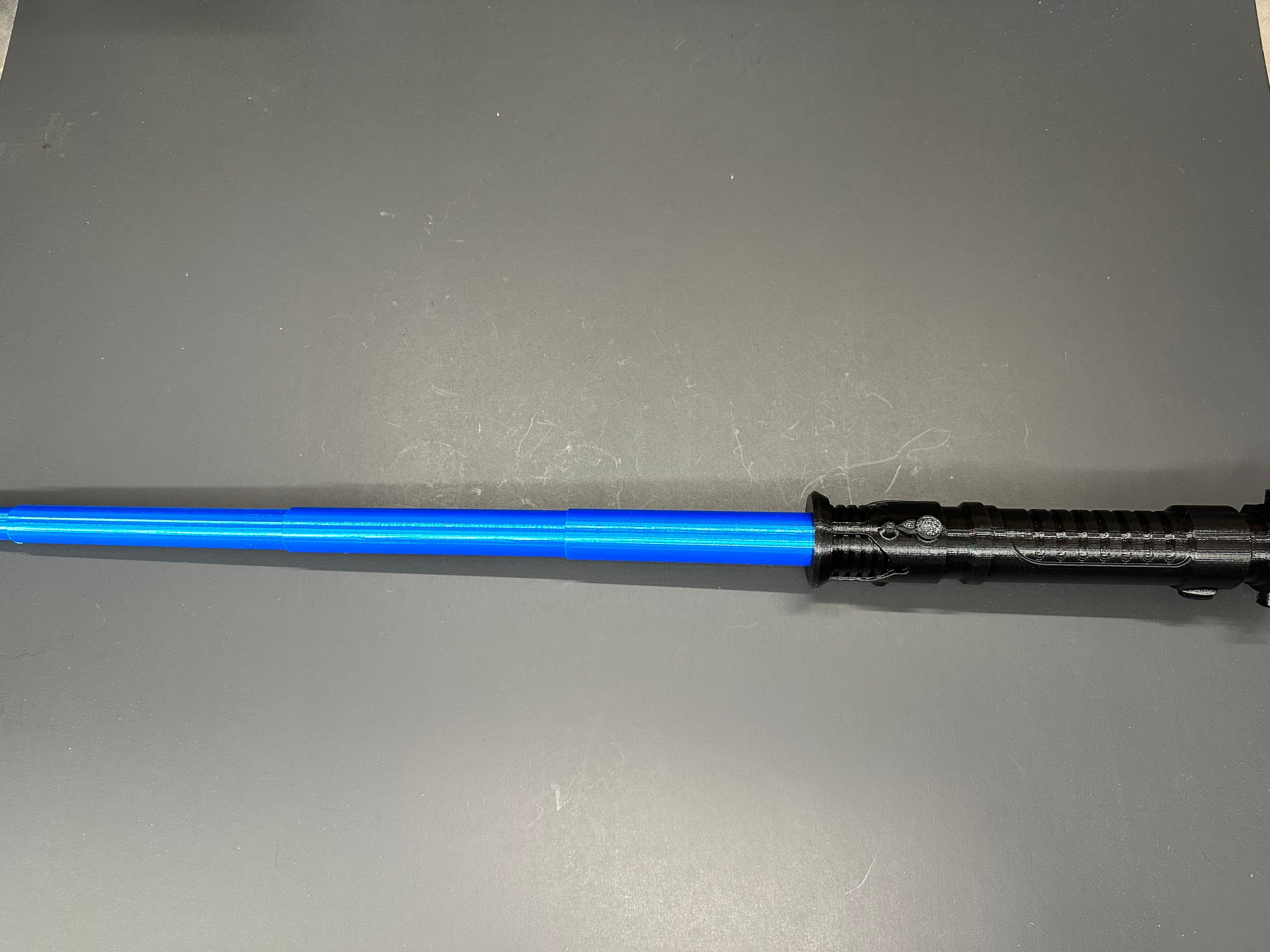 Obi-Wan’s Print-in-Place Collapsible Lightsaber 3d model