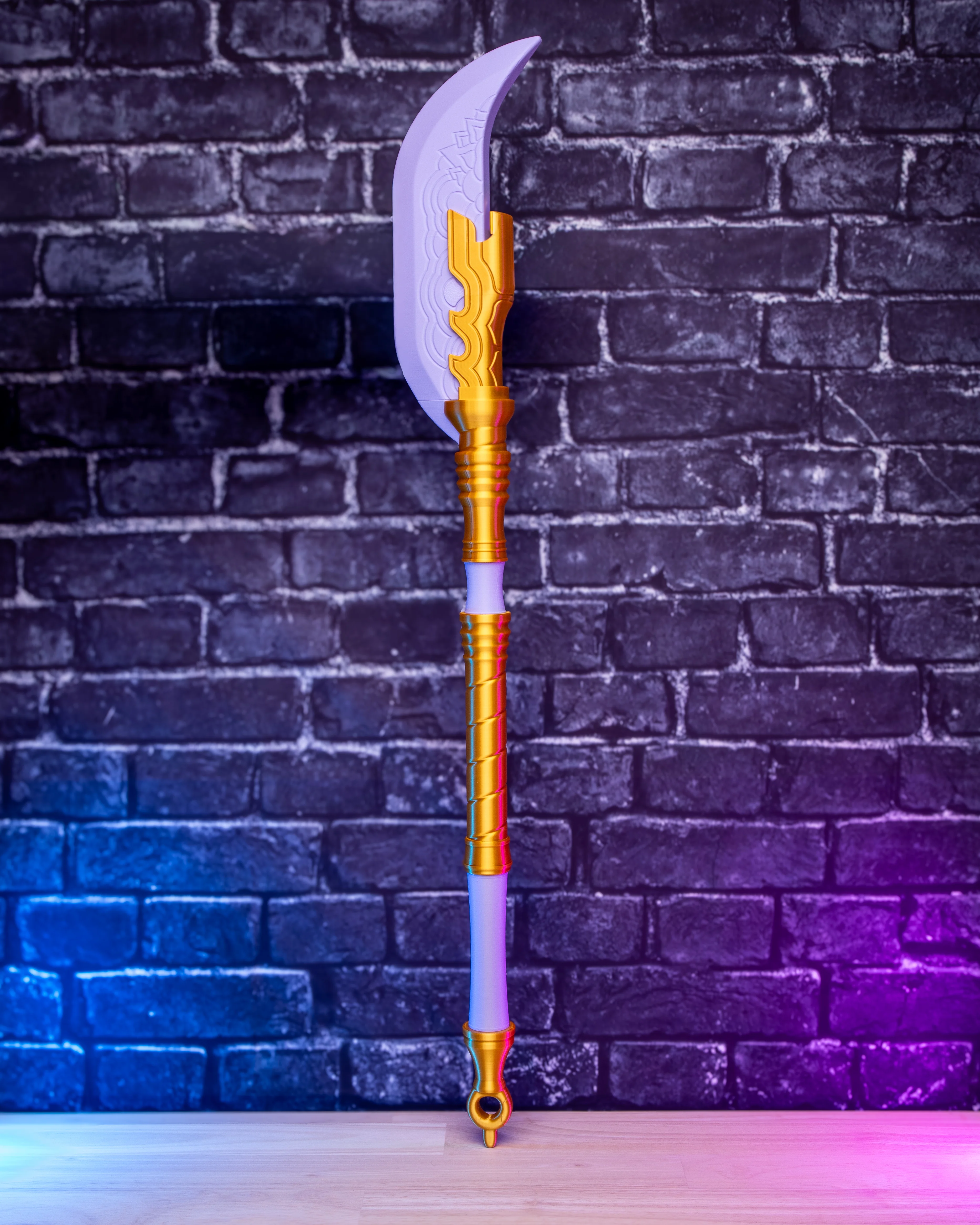 Mira's Glaive - K-Pop Demon Hunters Cosplay Prop Kit | No Supports, No AMS, No Glue 3d model