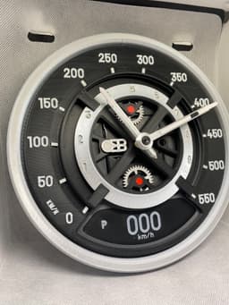 Bugatti Tourbillon Tachometer Wall Clock 3d model