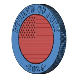 Fouth of July Fidget 3d model