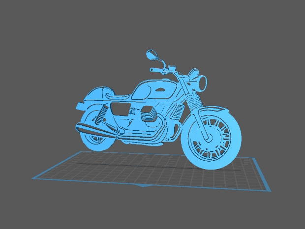 Guzzi - Falcone Wall Art 3d model