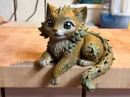 Bramble Pouncer Shelf-Sitter 3d model