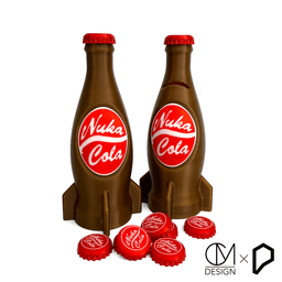 Nuka Cola Bottle Stash and Prop 3d model