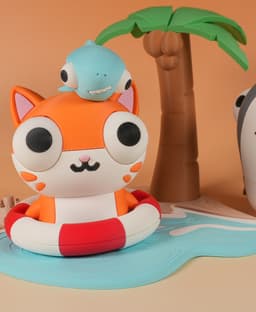 Beach Diorama 3d model