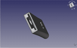 Raspberry Pi Pico Case used as "Rubber Ducky Bad USB" 3d model