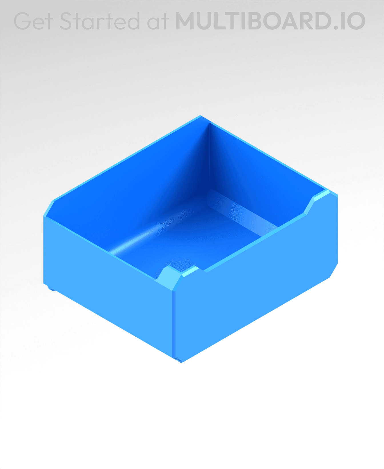 2x1x1.5 LU - MultiBin Simple Drawer 3d model