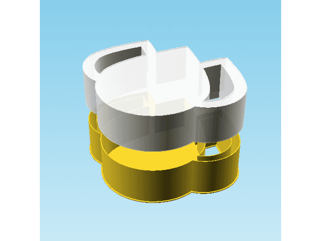 drops, nestable box (v2) 3d model
