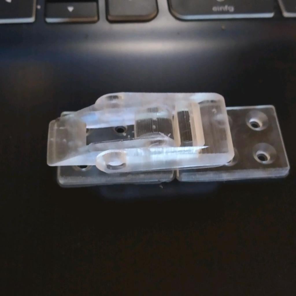 perfect Latch+toggle+lock+samesize+printed+tested 3d model